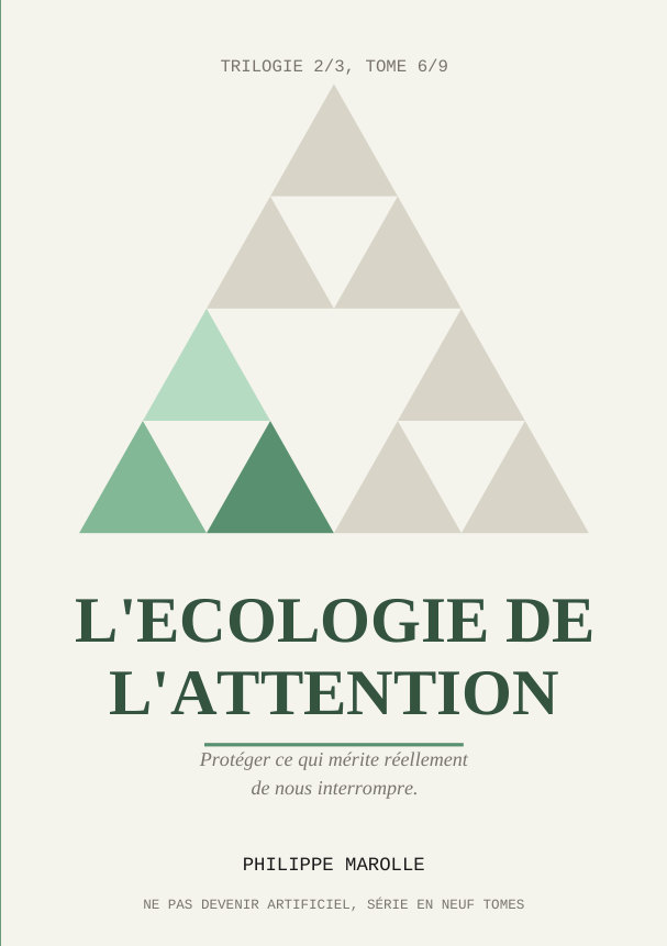 Couverture : L'écologie de l'attention